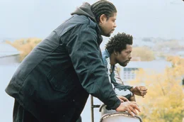 L-R: Ghost Dog (Forest Whitaker), Raymond (Isaach De Bankol&eacute;)