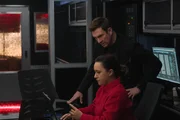 Roxy Sternberg as Special Agent Sheryll Barnes and Dylan McDermott as Supervisory Special Agent Remy Scott. Roxy Sternberg as Special Agent Sheryll Barnes and Dylan McDermott as Supervisory Special Agent Remy Scott.