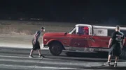 Farmtruck performs a burnout