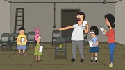 Gene (l.), Louise (2.v.l.), Bob (m.), Tina (2.v.r.)