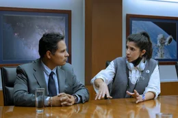 Behind the scene: Jos&eacute; (Michael Pena) und Alejandra M&aacute;rquez Abella