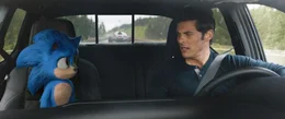 L-R: Sonic (Ben Schwartz voice) and Tom (James Marsden)