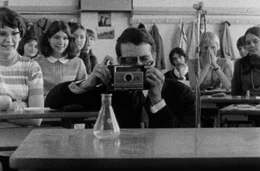 Im Klassenraum bei Einf&uuml;hrung in die Filmsprache mittels Fotoaufnahmen. Weiteres Bildmaterial finden Sie unter www.br-foto.de.