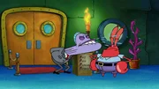L-R: Doorman, Mr. Krabs