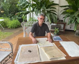Der R&auml;tselautor Daniel Krieg glaubt, dass das Kryptogramm auf die Insel Mauritius verweist.