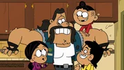 Ronnie Anne, CJ und Carl freuen sich sehr über den Besuch ihres Großvaters Danny, der Stuntman ist.  +++