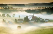 SWR Fernsehen DIE SCH&Ouml;NSTEN NATURPARADIESE IM S&Uuml;DWESTEN. Schwarzwaldhof im Morgennebel.