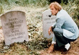 George Lumley (Bruce Dern) am Familiengrab, der Grabstein bringt ihn auf eine hei?e Spur.