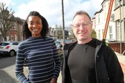 Kristy (l.); Mark Millar (r.)