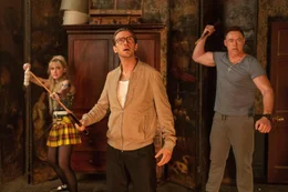 L-R: Sammy (Kathryn Newton), Frank (Dan Stevens) und Peter (Kevin Durand)