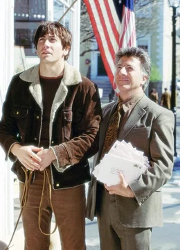Bewundern ihr B&uuml;ro von aussen Jake Gyllenhaal als Joe Nast, Dustin Hoffmann als Ben Floss