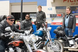 Wollen aus der Midlife Crisis ausbrechen und auf gro&szlig;e Fahrt gehen: die Freunde Woody (John Travolta, l.), Dudley (William H. Macy, 2.v.r.), Doug (Tim Allen, r.) und Bobby (Martin Lawrence, 2.v.l.) ...