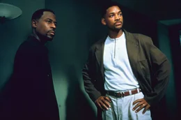 v.li.: Det. Marcus Burnett (Martin Lawrence), Det. Mike Lowrey (Will Smith)