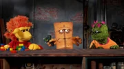 Brotfluencer Bernd will eine praktische Aufräumhilfe testen.Chili und Briegel sind gespannt!