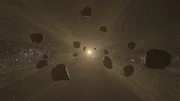 Jupiters Kraftfeld schleudert auch Asteroiden durchs Sonnensystem. Sie k&ouml;nnen f&uuml;r die Erde zur Bedrohung werden.