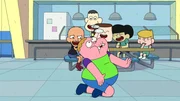 Clarence (vorne)