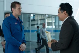 L-R: Sturckow (Garret Dillahunt), Jos&eacute; (Michael Pena)