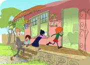 Gloria, Millicent, Beat und Rodney auf dem Weg in ein neues Abenteuer. Gloria, Millicent, Beat und Rodney auf dem Weg in ein neues Abenteuer.