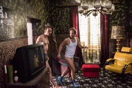L-R: Jerry (Gerald Votava), Max (Michael Ostrowski).