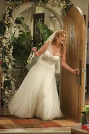 Lyndsey (Courtney Thorne-Smith) erscheint sturzbetrunken auf der Hochzeitsfeier von Alan und Gretchen, und das auch noch im Brautkleid. Wird sie die Feier komplett sprengen?