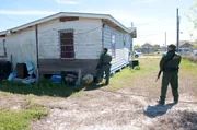 TEXAS, USA: Border Patrol agents inspect a home near the Texas-Mexico border, suspicious that its inhabitants may be illegal smugglers.