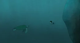 Schildkr&ouml;te mit Kind