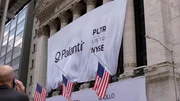 B&ouml;rsengang Palantir, New York, September 2020.