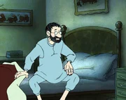 Pettersson geht nachts aus dem Bett. Ob der Fuchs wieder um den Hühnerstall schleicht? Pettersson geht nachts aus dem Bett. Ob der Fuchs wieder um den Hühnerstall schleicht?