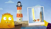 Nitso sucht das L und findet einen kaputten Leuchtturm ohne Licht. Nitso sucht das L und findet einen kaputten Leuchtturm ohne Licht.