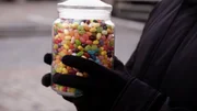 Jar with balls