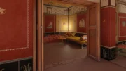 Eine Rekonstruktion des "Hauses mit Garten": Im Triclinium, dem r&ouml;mischen Wohnzimmer, speiste die Familie und bewirtete G&auml;ste.