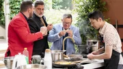Die Juroren Manu Feildel, Matt Preston, Gary Mehigan und Thanh von Team Vietnam