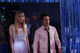 L-R: Cassie (Alexi Wasser), John (Noah Segan)