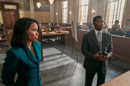 Jurnee Smollett als Mame Downes und Jamie Foxx als Willie Gary