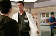 (v.li.): Zach Braff (John ‚J.D.‘ Dorian), Neil Flynn (Hausmeister).