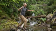 Ed Stafford is being photographed in Devin, Bulgaria. Ed Stafford is being photographed in Devin, Bulgaria.