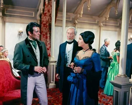 Paul Regret (Stuart Whitman, l.); Pilar Graile (Ina Balin, r.)