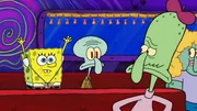 SpongeBob, Squidward (2.v.l.)