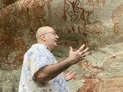 Der Arch&auml;ologe St&eacute;phen Rostain ist nach Kolumbien gereist, wo sein Kollege Gaspar Morcote-R&iacute;os die Felsmalereien erforscht.