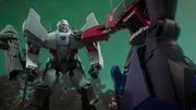v.li.: Megatron, Optimus Prime