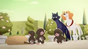 Dank der Hilfe von Belfort und Lupin k&ouml;nnen die Maulw&uuml;rfe in ihr Zuhause zur&uuml;ckkehren.