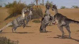 Velociraptoren - die Stars aus dem Film "Jurassic Park" sind nach neuester Erkenntnis nicht ohne Gefieder vorstellbar.