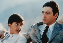 Michael Corleone (Al Pacino, r.) mit seinem Sohn Anthony Corleone (James Gounaris, l.)