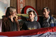 "Soko Donau", "Abgest&uuml;rzt." Im Bild (v.li.): Stefan J&uuml;rgens (Carl Ribarski), G&uuml;nter Barton (Werner Marek), Thomas Scharff (Marcel Waldner).