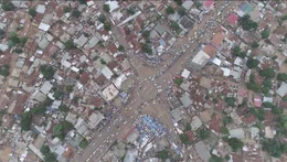 Die Stadtlandschaft in Bissau.uf RTL+ gestattet.