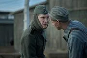 Jonas Nay as Nazi Officer Stefan Baretzki in Auschwitz.