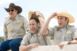 L-R: Stephen Tobolowsky, Randy Sklar, Jason Sklar