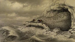 Graphic Novel: Der Legende nach saugte das Meeresungeheuer Charybdis dreimal am Tag Wasser ein, um es dann br&uuml;llend wieder auszusto&szlig;en. Schiffe, die in seinen Sog gerieten waren unrettbar verloren.