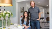 As seen on Fixer Upper, Chip and Joanna Gaines in the Lee's remodeled dining room. (Portrait)