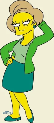 (13. Staffel) - Wirft sich in Pose: Barts Lehrerin Miss Krabappel.